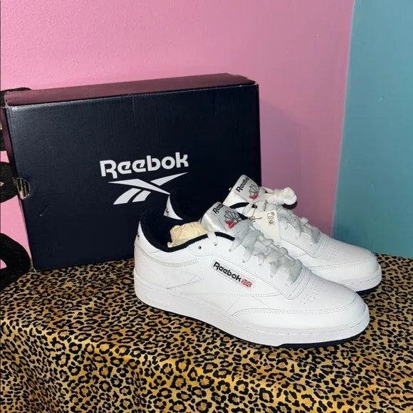 Reebok White &amp; Blue sneakers