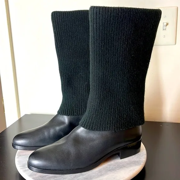 Reed Evins fold over knit calf boots 2010