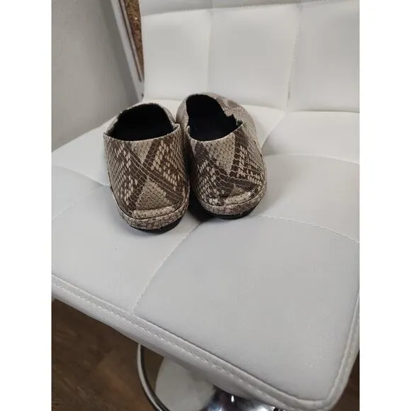Reformation Ballet Flats Snakeskin Size 9 $300 New