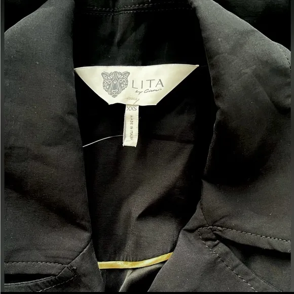 REVOLVE LITA by Ciara Long Trench Coat Black Lightweight Lined Size Various NWT