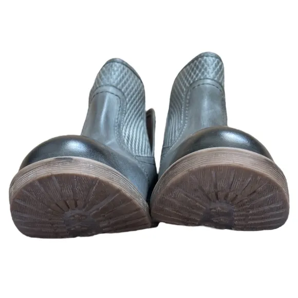 ROAN by Bed Stu Gossip Ankle Boots Gray Napa Size 8