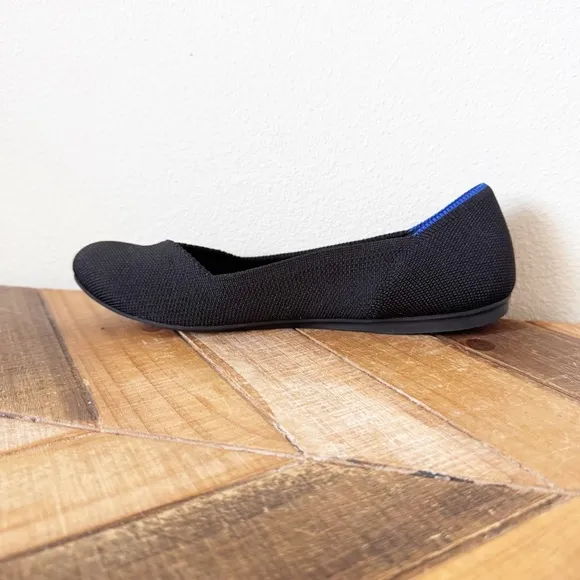 Rothys Black Round Toe Flats