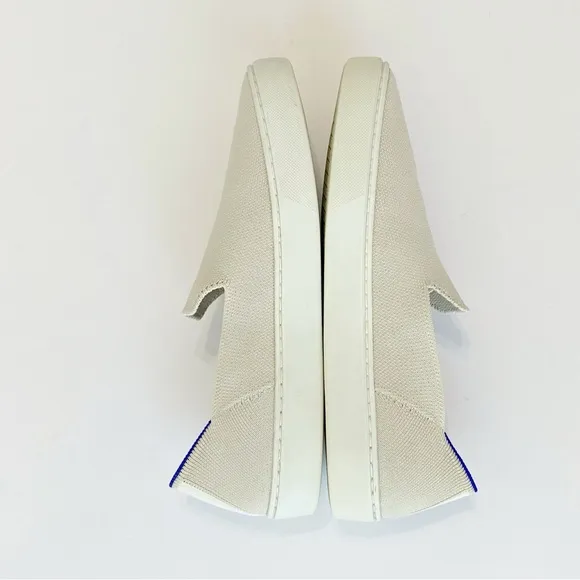 ROTHY’S CREAM TAN SAND THE ORIGINAL SLIP ON KNIT SNEAKER