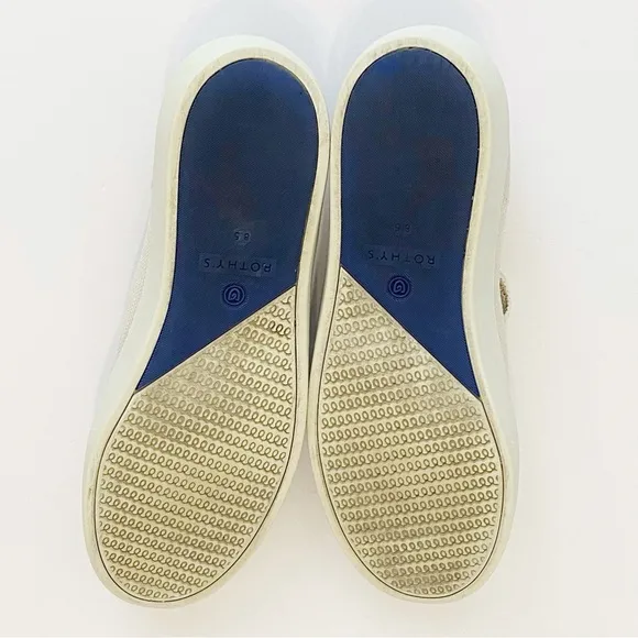 ROTHY’S CREAM TAN SAND THE ORIGINAL SLIP ON KNIT SNEAKER