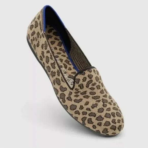 Rothy’s Retired Round Toe Leopard flats 8.5