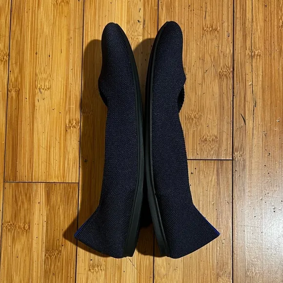 Rothy's Round Toe Flats Maritime Navy Blue Size 11
