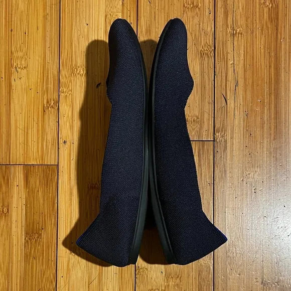 Rothy's Round Toe Flats Maritime Navy Blue Size 11