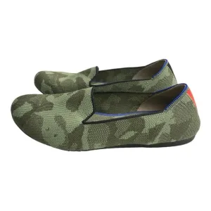 Rothy's Round Toe Knit Ballet Flats Slip On size 8 CAMOUFLAGE