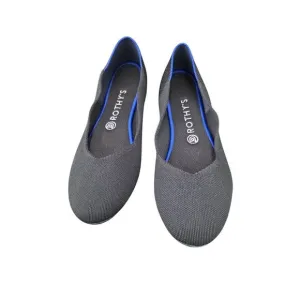 Rothy’s The Flats Shoes Womens Size 9.5 Black Round Toe Ballet Flat Slip On