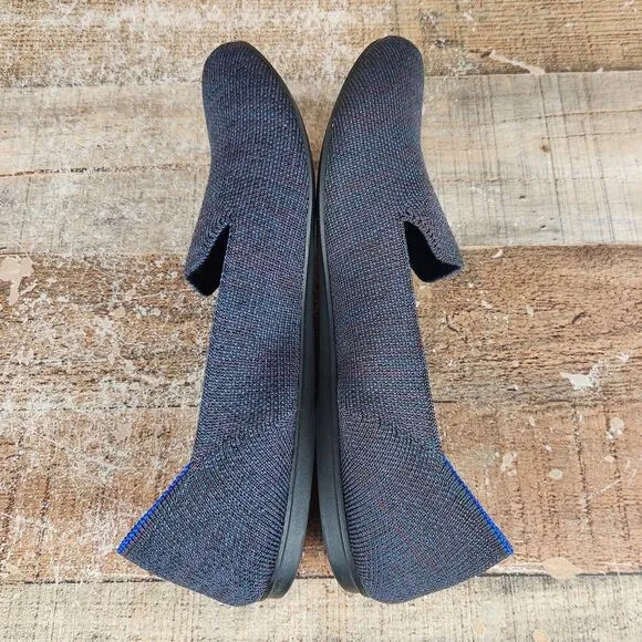 Rothy's The Flats Women's Size 8.5 Navy Ballet Slip On Round Toe Comfort Shoes‎
