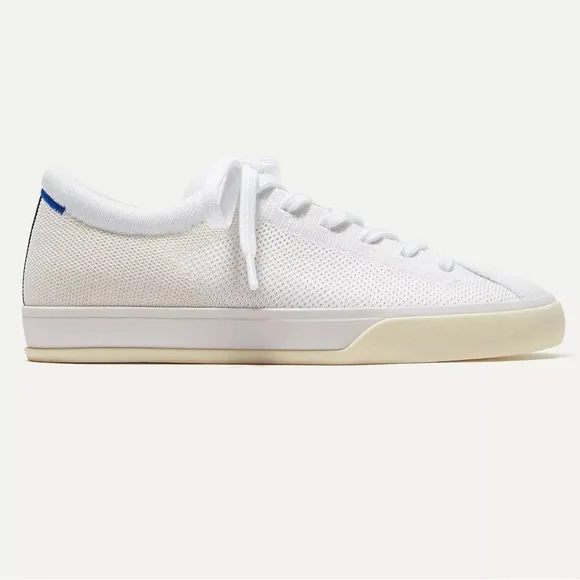 Rothy’s The Lace Up Sneakers in White Size 10 Casual Everyday Travel Commute