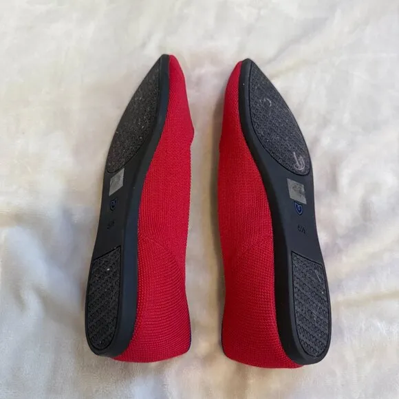 Rothy's The Point Flats in Red
