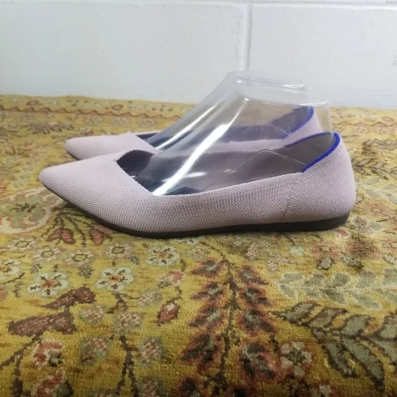 Rothys The Point in blush pink pointed toe flats