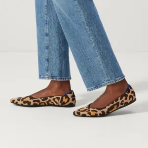Rothy's The Point ll in Big Cat Woven Flats Pointy Toe Knit Washable Flats