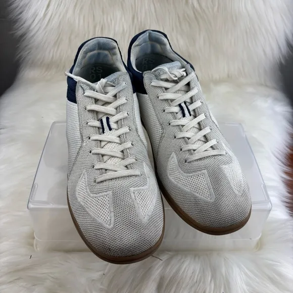 Rothy's White and Blue Sneakers Versatile Everyday Style