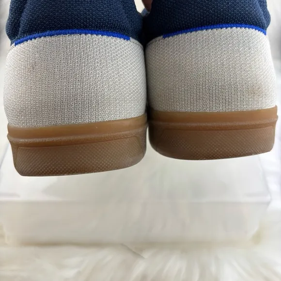 Rothy's White and Blue Sneakers Versatile Everyday Style