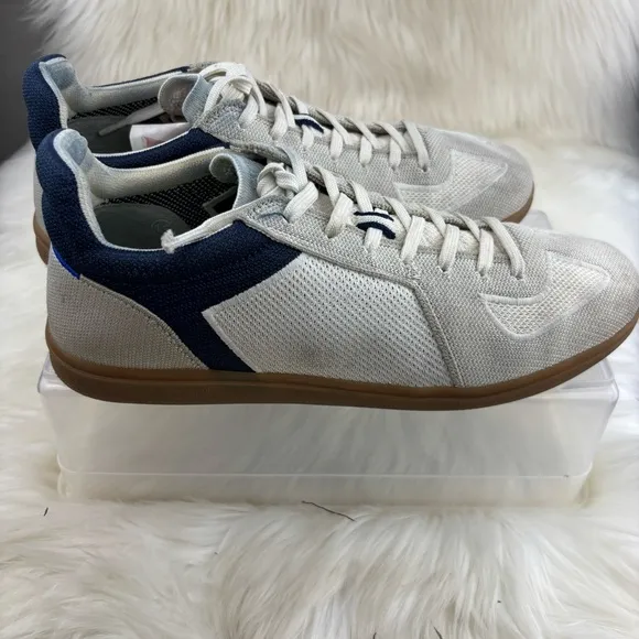 Rothy's White and Blue Sneakers Versatile Everyday Style