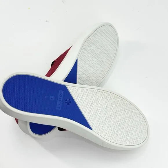 Rothy’s Women's Red Garnet Slip On Sneakers Size W10 NWOT