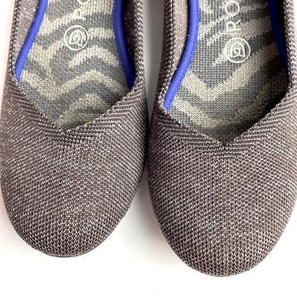 Rothy’s Women’s Round Toe Flats Twilight Metallic Size 8