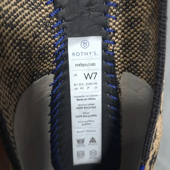 Rothys Women's The Point Ballet Flat Slip On Shoes Size‎ 7 Cheetah Print
