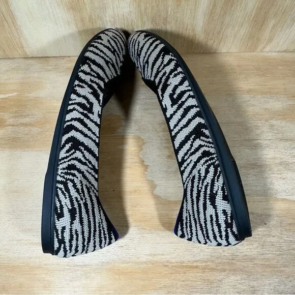 Rothy’s Zebra Flats Women’s Size 7