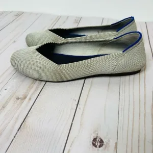 Rothy’s Light Gray Round Toe Ballet Flats
