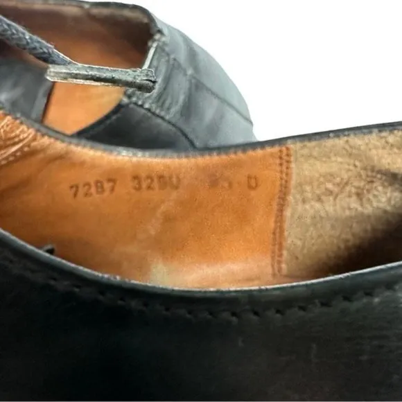 Salvatore Ferragamo Black Lace Up Leather Loafers 9.5D