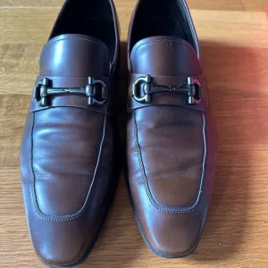 Salvatore Ferragamo Brown Giant Loafers