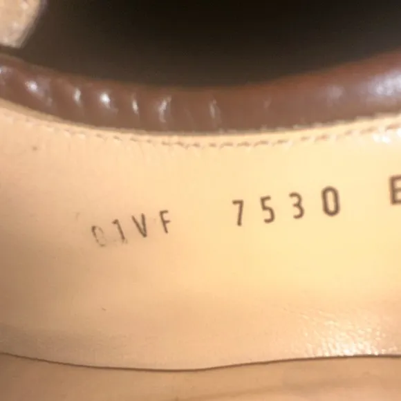 Salvatore Ferragamo Studio Brown Leather Slip On Bit Loafers Men's Size 9 D