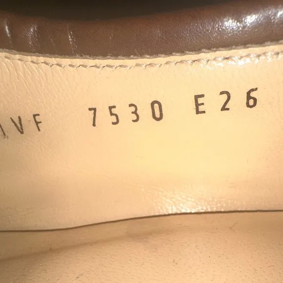 Salvatore Ferragamo Studio Brown Leather Slip On Bit Loafers Men's Size 9 D