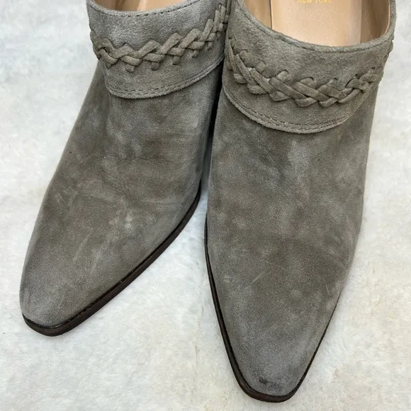 Sam Edelman Alison Leather Mule Heeled Boots 9