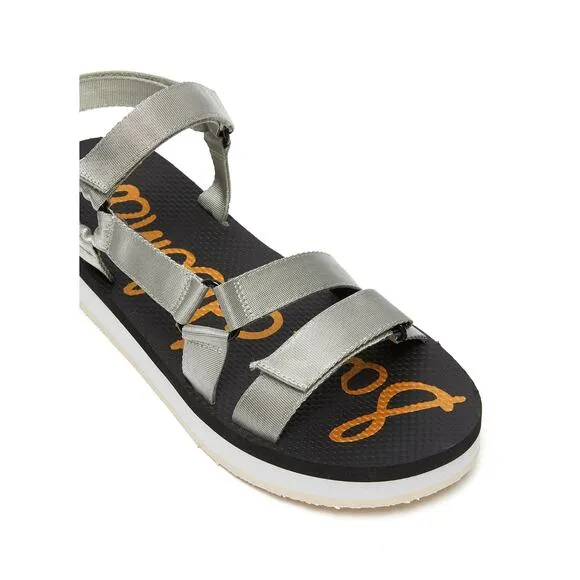 Sam Edelman &quot;Mariace&quot; Grey/Silver Strap Sandals Women's SZ 8