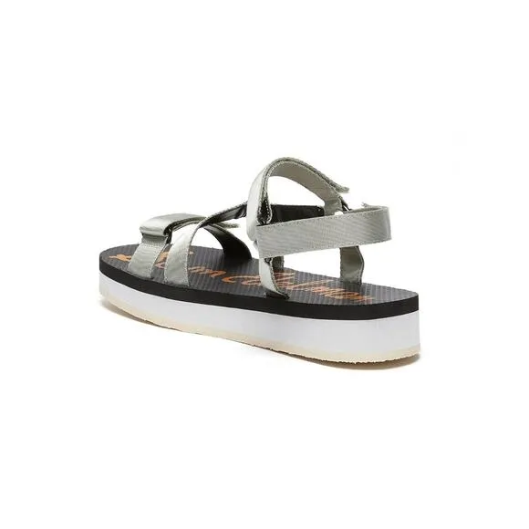 Sam Edelman &quot;Mariace&quot; Grey/Silver Strap Sandals Women's SZ 8