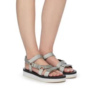 Sam Edelman &quot;Mariace&quot; Grey/Silver Strap Sandals Women's SZ 8