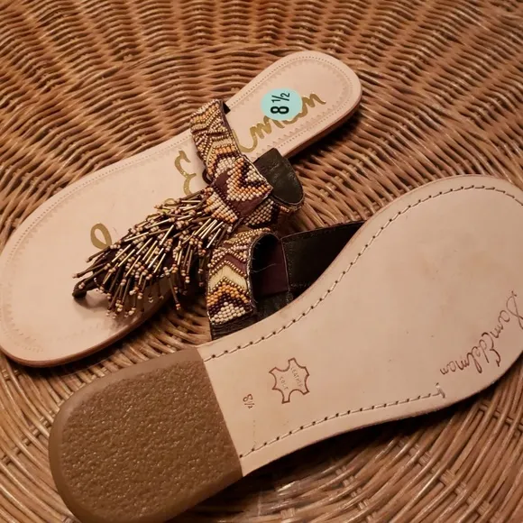 Sam Edelman Anella Beaded Sandals 8.5