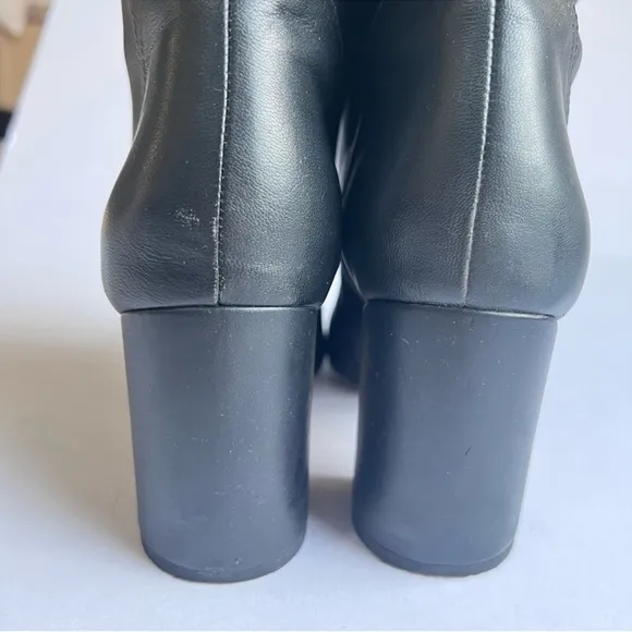 Sam Edelman Black boots Classic Hartley Mid Calf Dress Bootie Block Heel sz 9.5