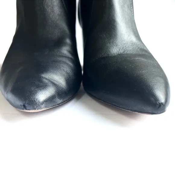 Sam Edelman Black boots Classic Hartley Mid Calf Dress Bootie Block Heel sz 9.5