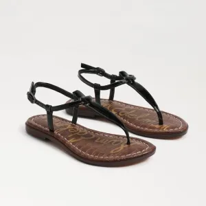 Sam Edelman Gigi Kids Black Patent Sandals Size 4