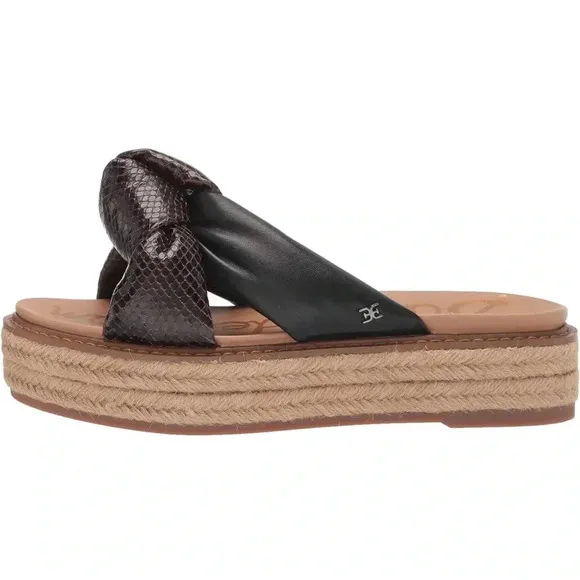 Sam Edelman Kesia Espadrilles Snake Print Size 7
