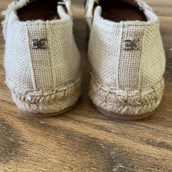Sam Edelman Krissy Canvas Espadrille Flats Cap Toe