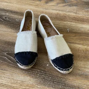Sam Edelman Krissy Canvas Espadrille Flats Cap Toe