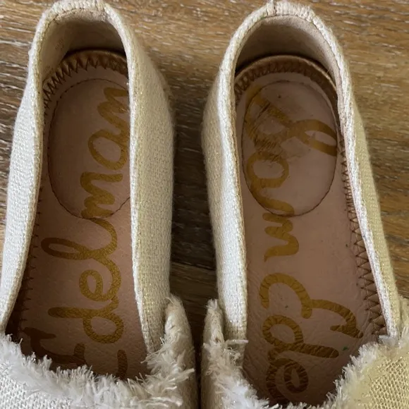 Sam Edelman Krissy Canvas Espadrille Flats Cap Toe