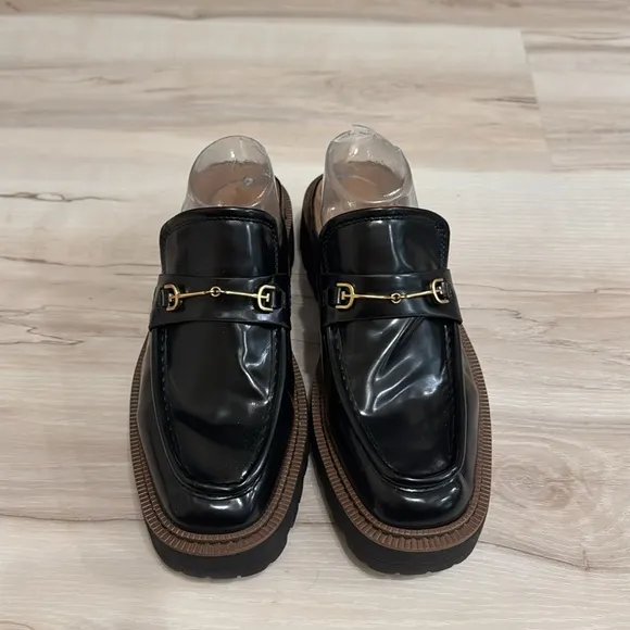 Sam Edelman Lennon Lug Sole Loafers in Black