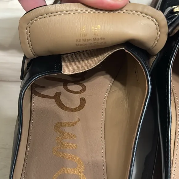 Sam Edelman Lennon Lug Sole Loafers in Black