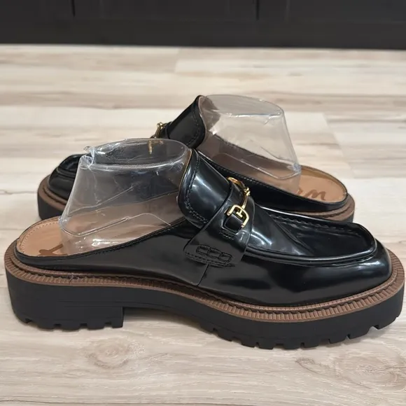 Sam Edelman Lennon Lug Sole Loafers in Black