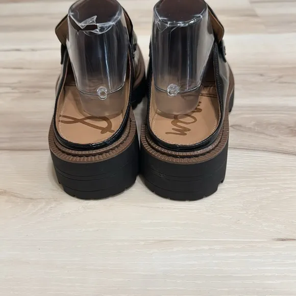 Sam Edelman Lennon Lug Sole Loafers in Black