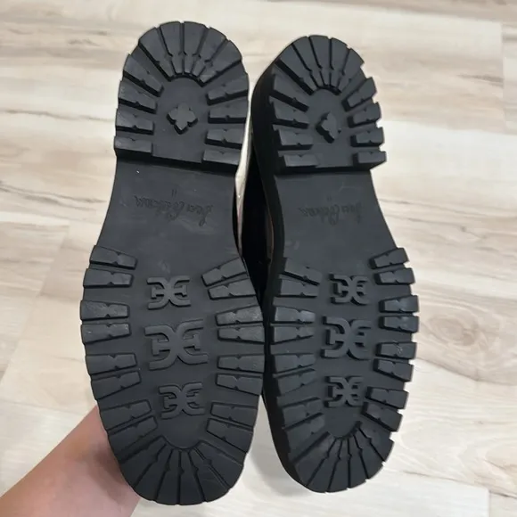 Sam Edelman Lennon Lug Sole Loafers in Black