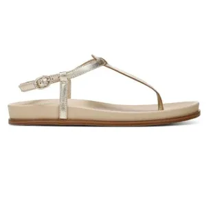 Sam Edelman Naomi leather metallic thong sandals
