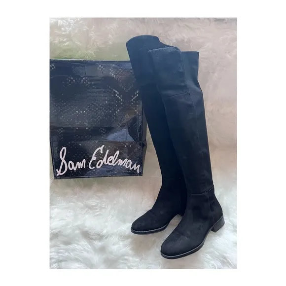 SAM EDELMAN Pam Over The Knee Suede Boots