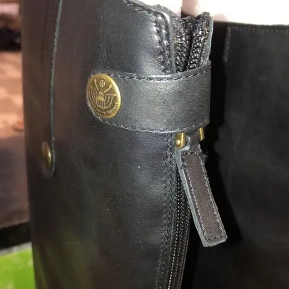 Sam Edelman Penny 2 Wide Calf Black butter soft Riding Boots size 7.5 NEW